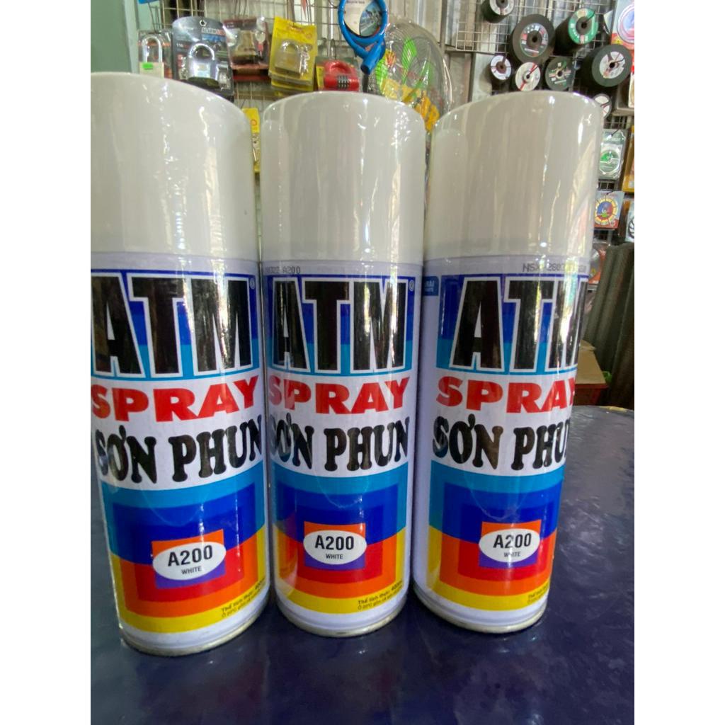 Sơn Xịt MÀU TRẮNG  ATM A200 - 400ml - sẵn hàng giá tốt