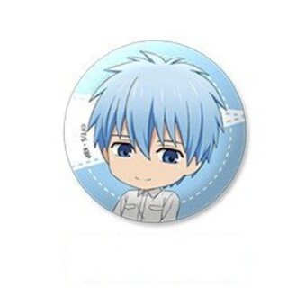 Huy hiệu IN HÌNH Kuroko no Basket Tuyển thủ vô hình anime chibi dễ thương tiện lợi