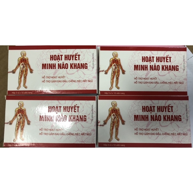 Hoạt Huyết Minh Não khang ( Hộp 3vĩ x 10 viên )