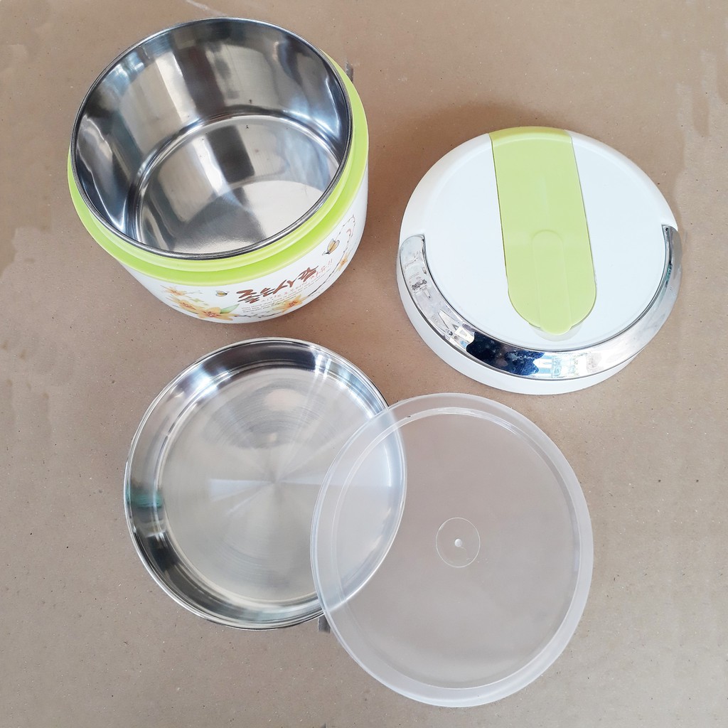 Cặp lồng đựng cơm inox giữ nhiệt 1 tầng 800ml