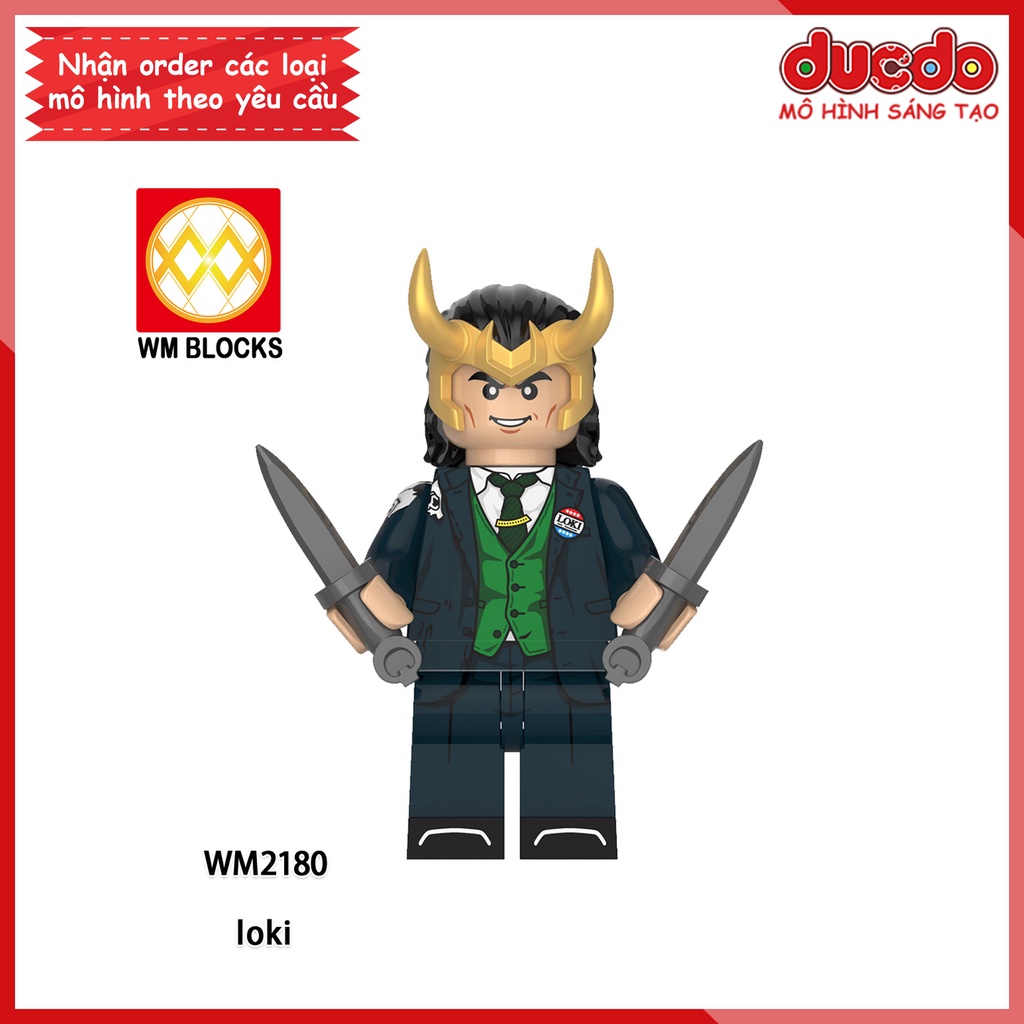 Minifigures các nhân vật trong seri Loki - Đồ chơi Lắp ghép Xếp hình Mini Mô hình Iron Man WM WM6118