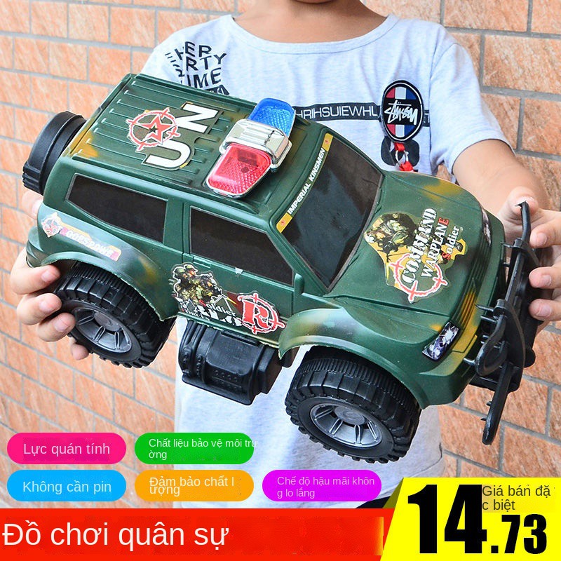 ♂Đồ chơi trẻ em lớn ô tô cậu bé tay đẩy quán tính kỹ thuật mô hình quân sự bán buôn đồ chơi xe thể thao xe cảnh sát pin