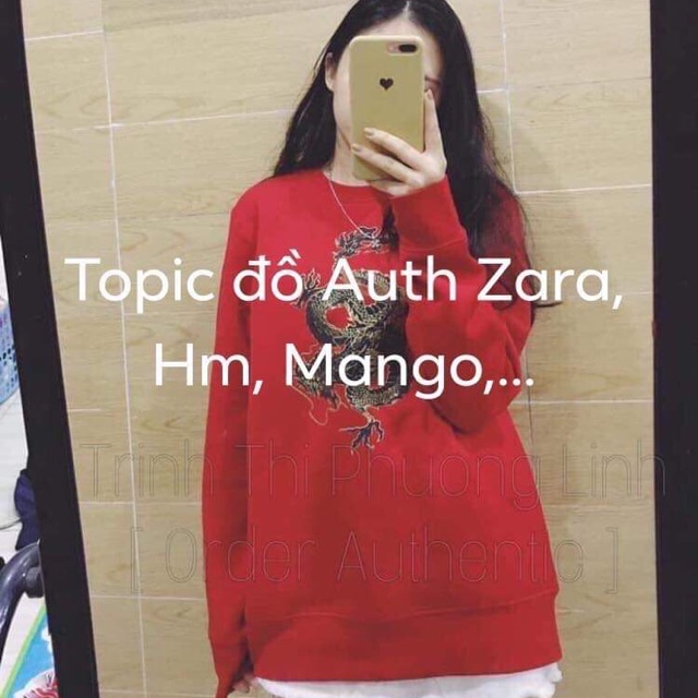 ÁO NỈ HM AUTH NEWTAG SIZE M