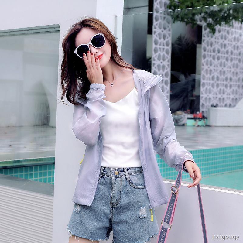 Áo Khoác Mỏng Tay Dài Chống Nắng Thời Trang Cho Nữ Đi Xe Đạp | BigBuy360 - bigbuy360.vn