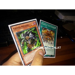 Thẻ bài Yugioh chính hãng Set 2 lá Exodia - Common