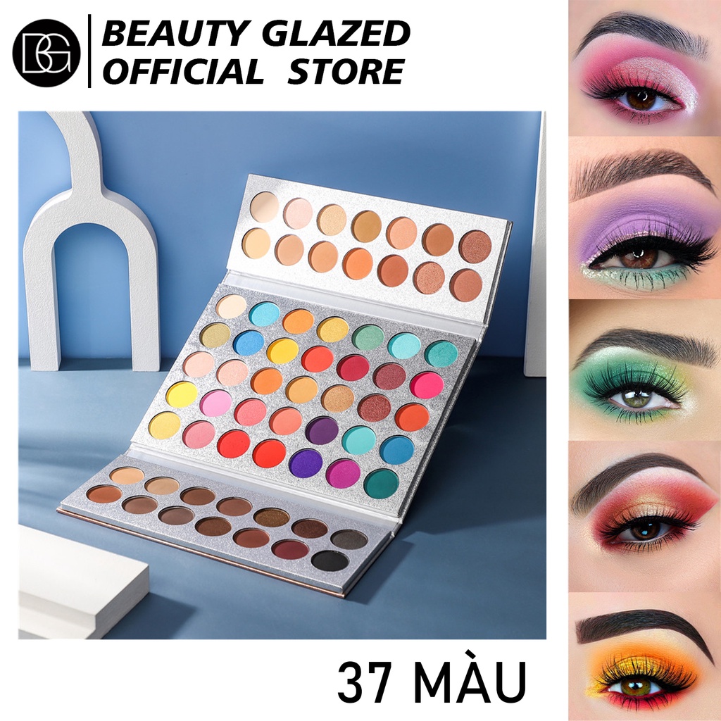Bảng Phấn Mắt BEAUTY GLAZED 63 Màu Sắc Tông Lì Chống Thấm Nước 300g