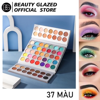 Bảng phấn mắt beauty glazed 63 màu sắc tông lì chống thấm nước cao cấp 300g