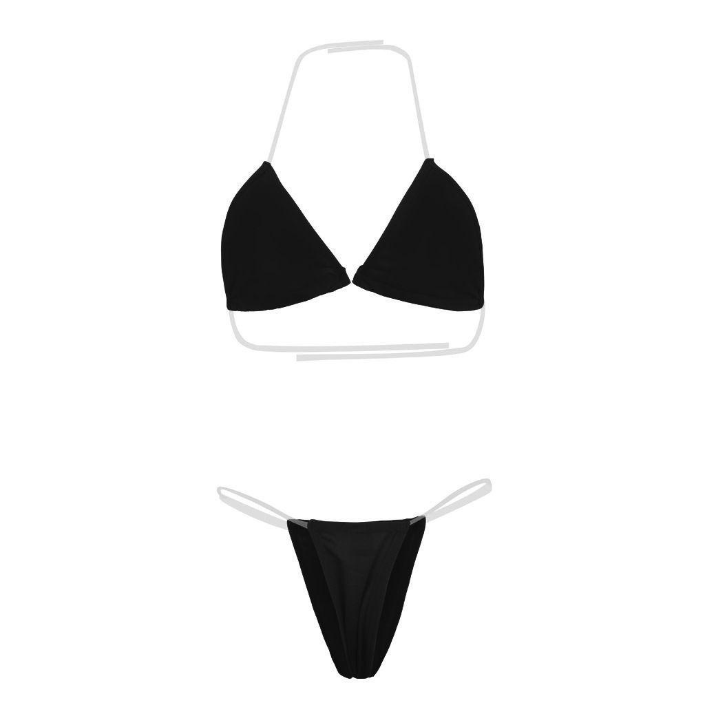 Bộ Bikini Hai Mảnh Trong Suốt Quyến Rũ Cho Nữ