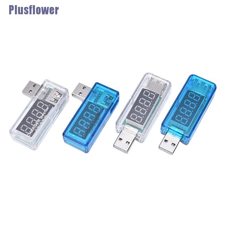 (Hàng Mới Về) Usb Kiểm Tra Điện Áp Usb 1 Hoa Cho Điện Thoại