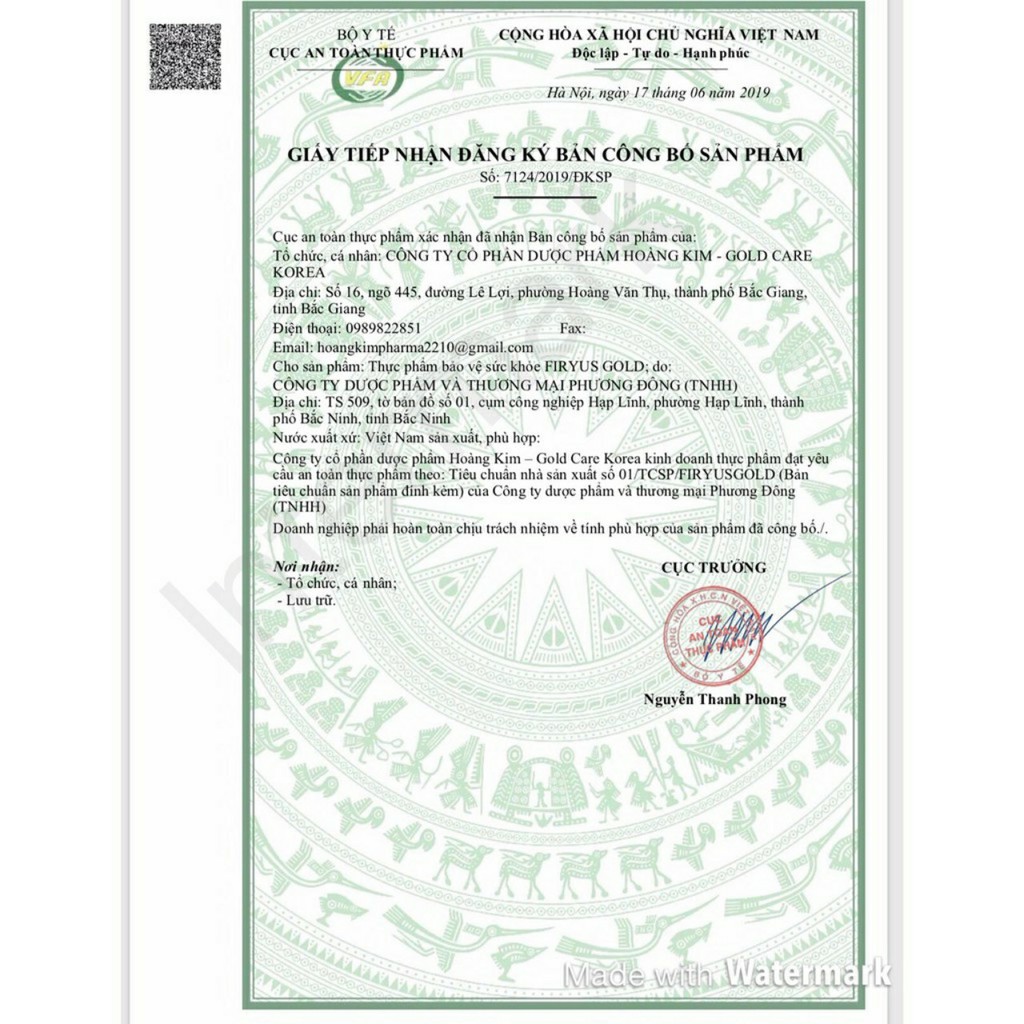 FIRYUS GOLD-GIÚP BÉ ĂN NGON VÀ TĂNG SỨC ĐỀ KHÁNG BÉ | Thế Giới Skin Care