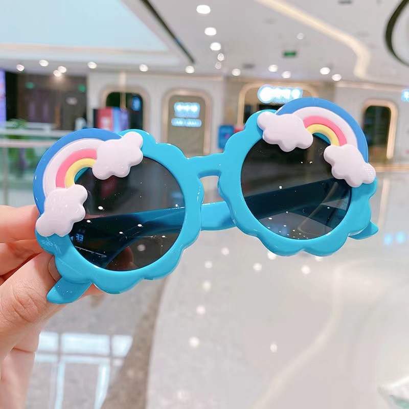 Kính cho bé kính mát cầu vồng cho bé trai, bé gái bảo vệ mắt trẻ em chống tia UV ms185