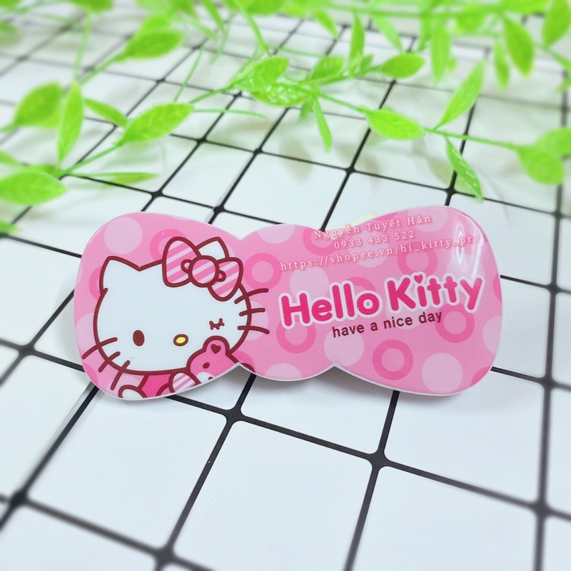 Gương lược bỏ túi Hello Kitty