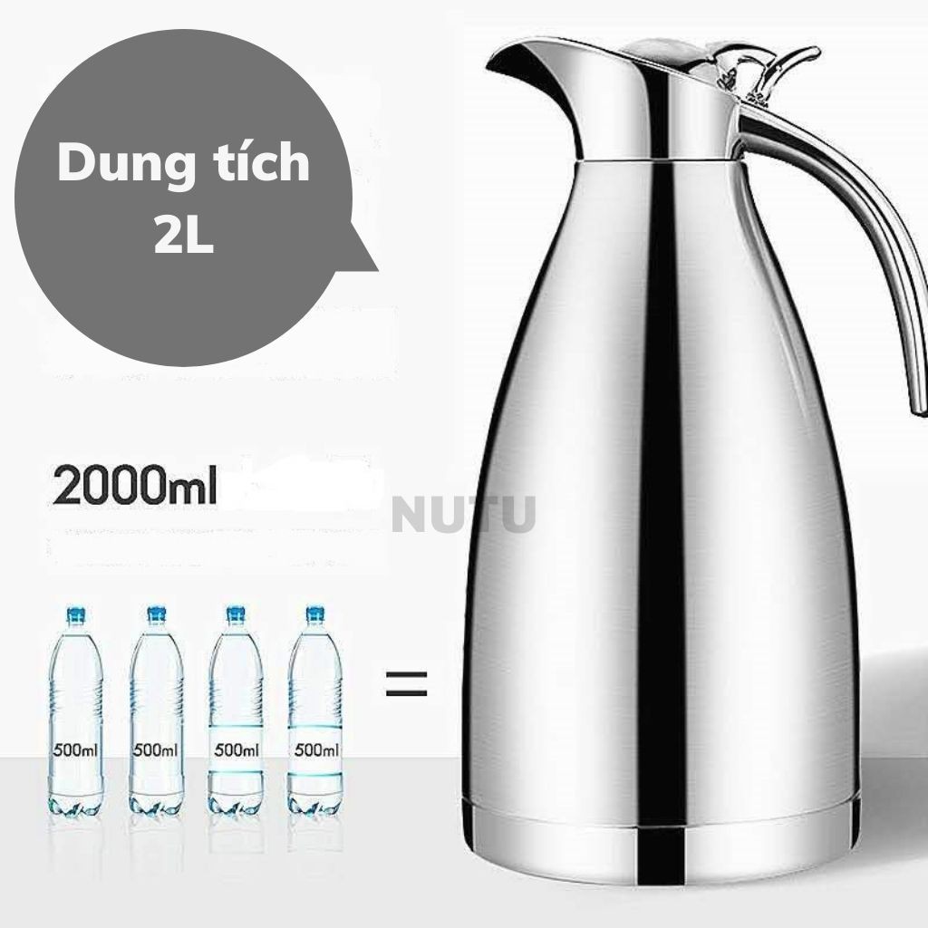 Bình Đựng Nước Phòng Khách Lõi Inox Tráng Men Nhiều Màu Cực Đẹp