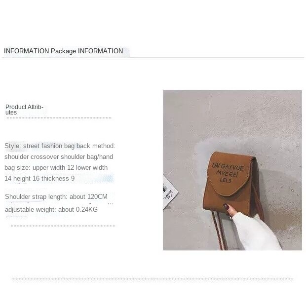 Túi đeo chéo vuông nhỏ phong cách retro thời trang dành cho nữ