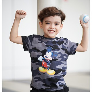 Áo thun bé trai 5 - 7 Tuổi, 9 - 23kg, Size 120, Camo, tiêu chuẩn xuất khẩu, in hình ngộ nghĩnh, chính hãng EGE FASHION