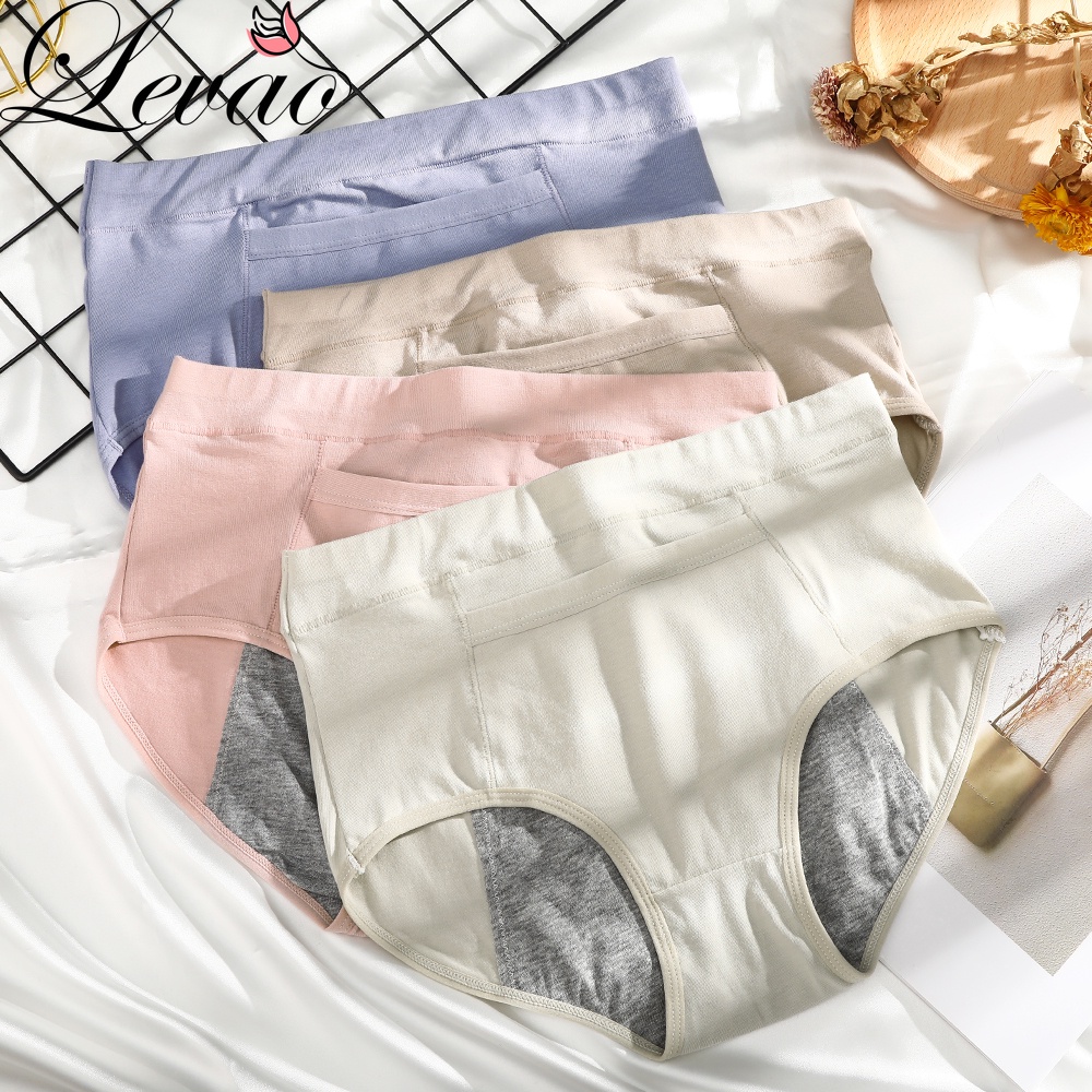 Quần Lót Levao Cotton Mềm Mại Tôn Dáng Không Thấm Nước Dành Cho Nữ
