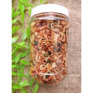 200g muối tôm hành phi thượng hạng dùng ăn kèm với bánh tráng phơi sương | Bến Ăn Vặt