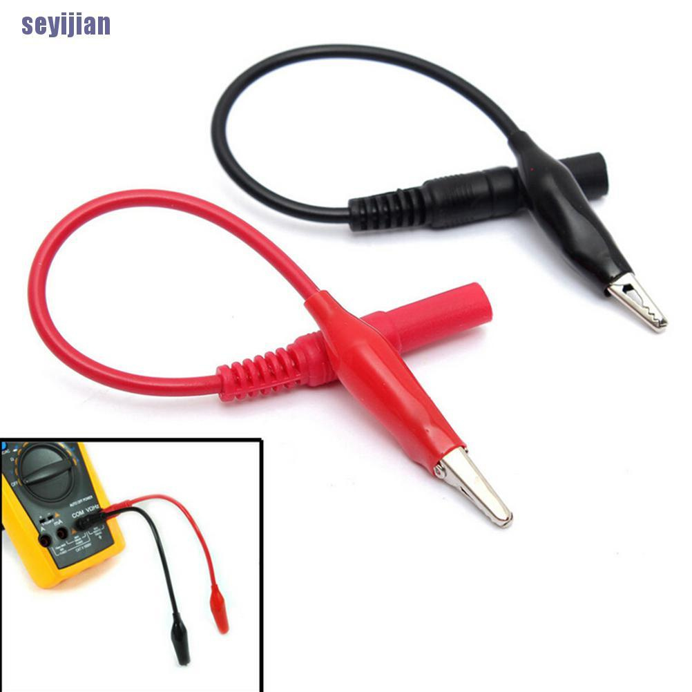 1 Cặp Dây Dẫn Kiểm Tra Đa Năng Và Kẹp Cá Sấu Cho Đồng Hồ Đo Fluke Vichy