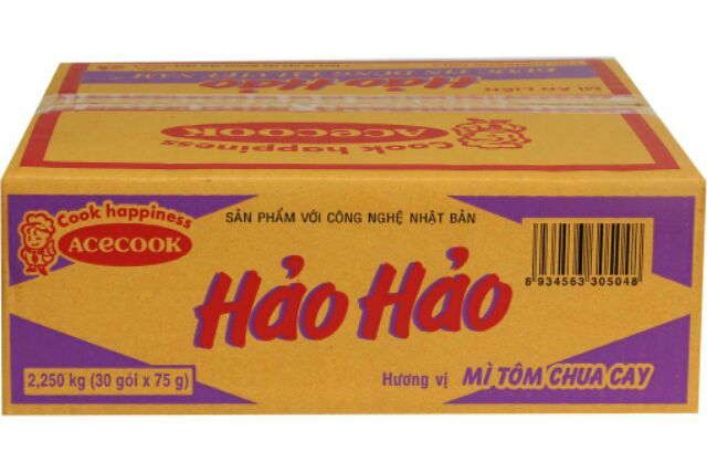 Mì hảo hảo 1 thùng 30 gói