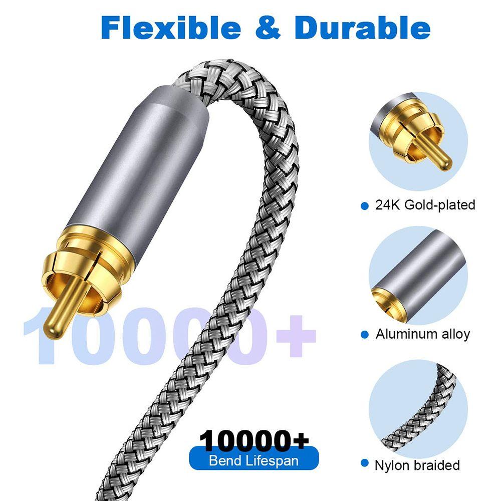 BTLIMER Dây Cáp Đồng Trục Khuếch Đại Âm Thanh OD 6.0