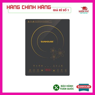 Bếp điện từ cảm ứng sunhouse SHD6800, bếp điện từ đơn Sunhouse công suất 2000W kính chịu lực siêu bền.