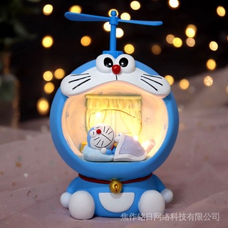 Creative jingle cat star lamp children's room bedside home decoration