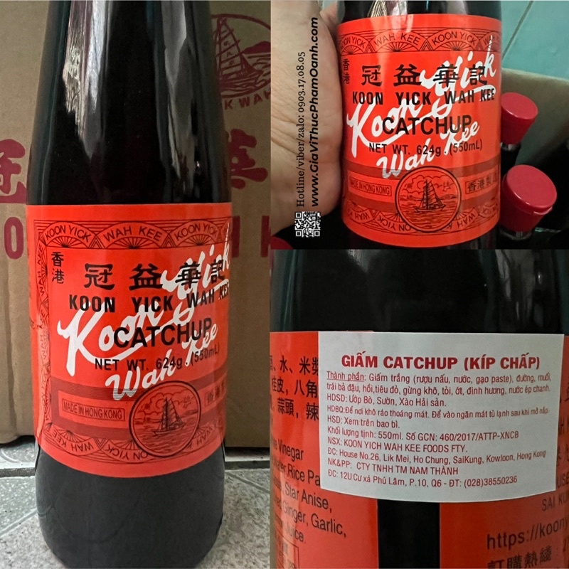 Kíp chấp Hồng Kông - Koon Yick Wah-chai 550ml