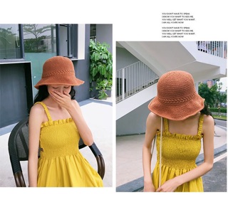 Mũ bucket len tết