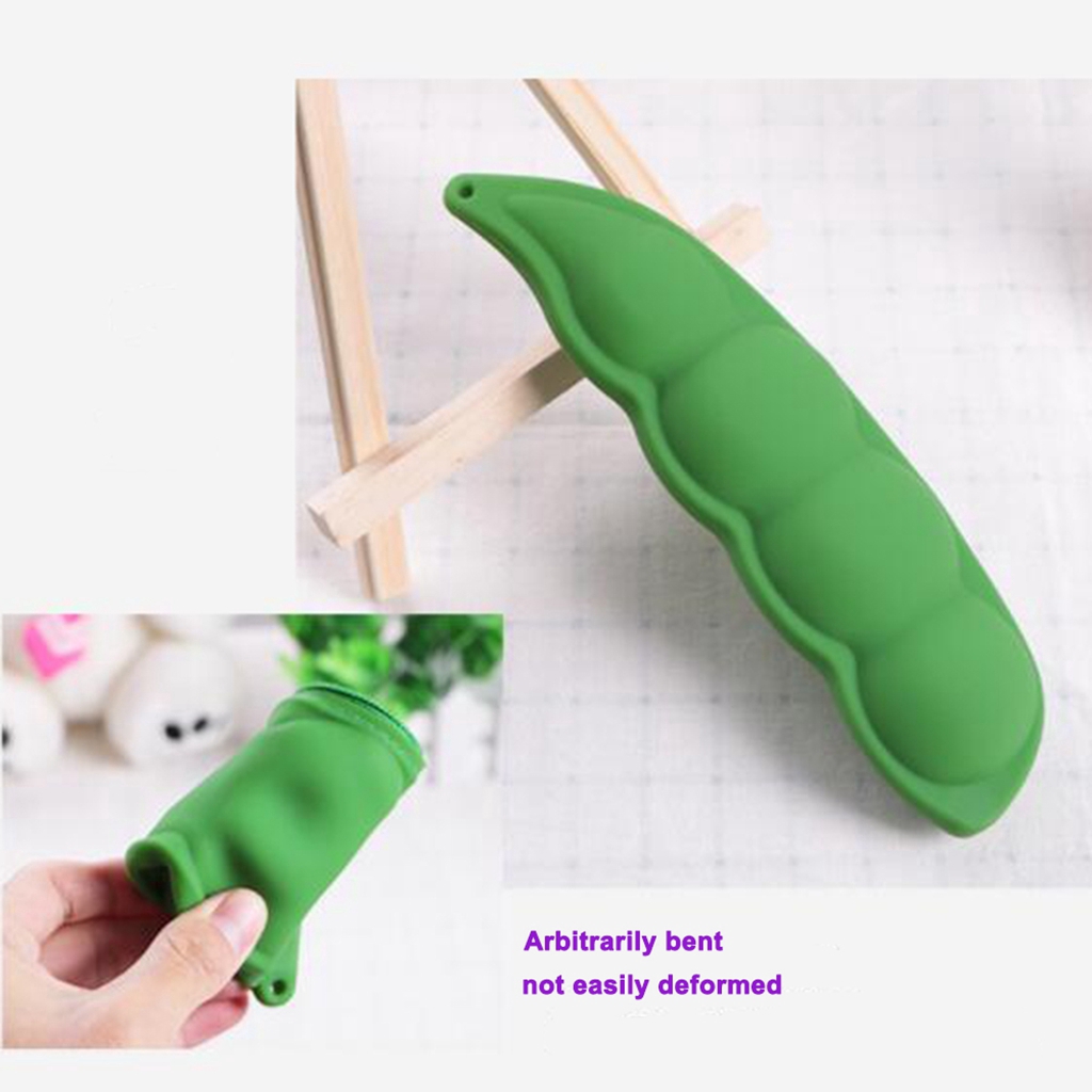Túi đựng bút chì cỡ lớn bằng silicon dễ thương