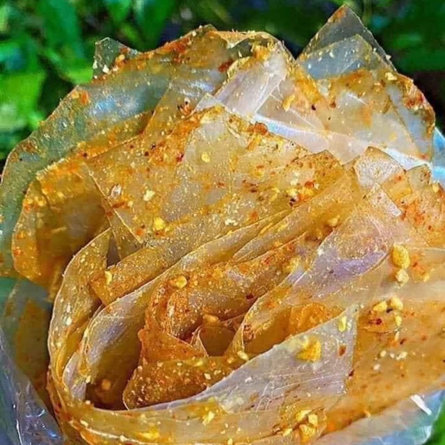 500g(tặng muối) Bánh tráng muối nhuyễn hành phi🌶