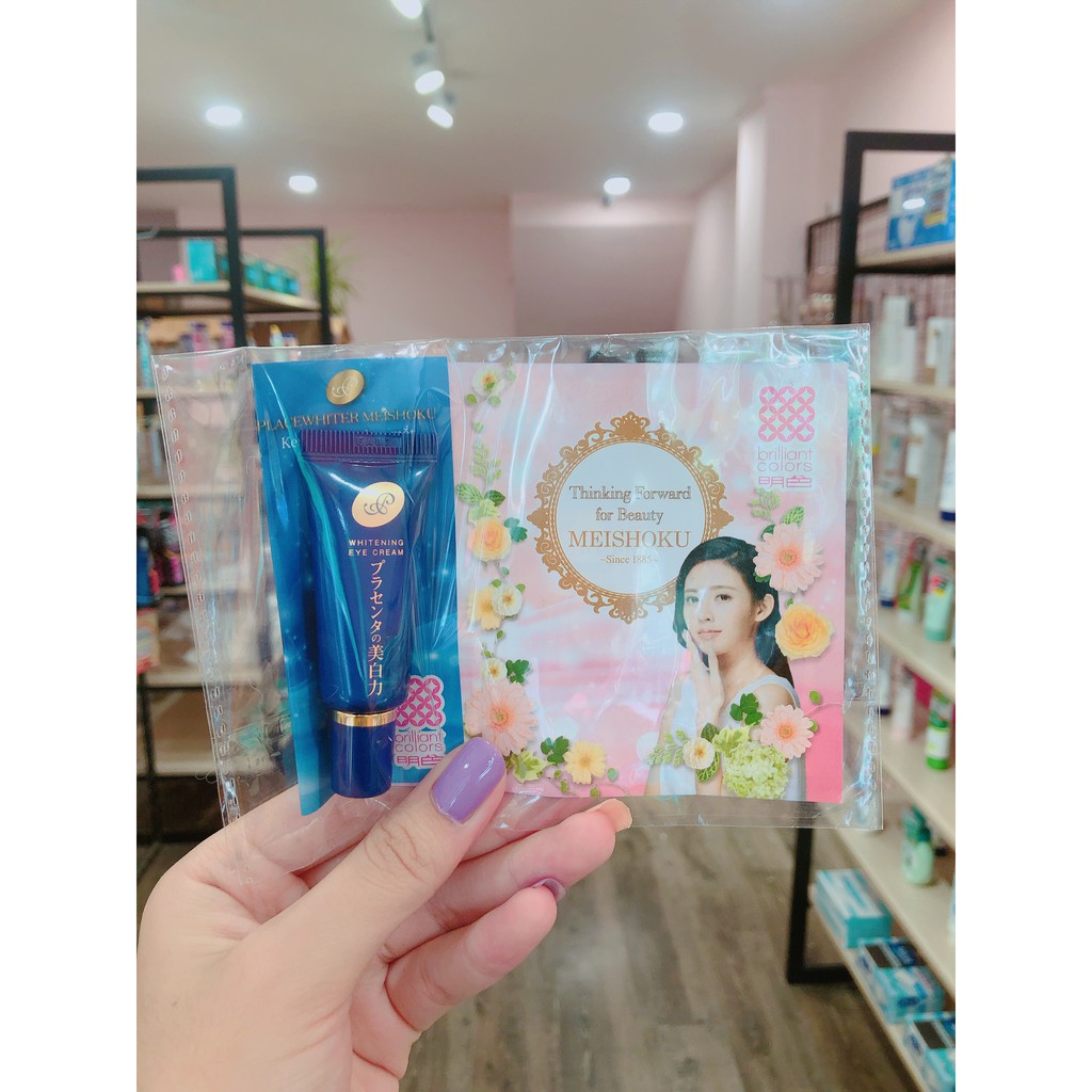 KEM MẮT GIẢM THÂM MẮT MEISHOKU WHITENING EYE CREAM 5G