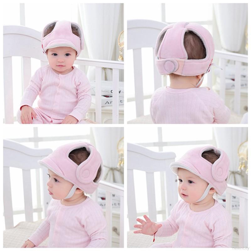 Mũ bảo hiểm sợi vải mềm mại dễ chịu cho bé trai và gái