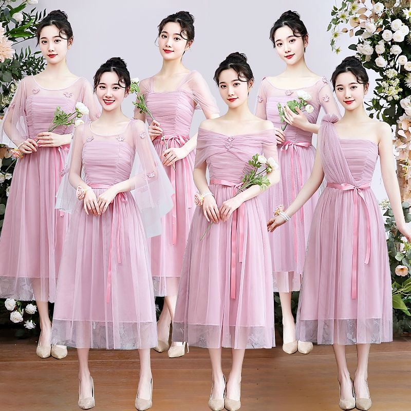 Đầm phù dâu thiết kế mới phong cách xinh xắn thời trang cho nữ