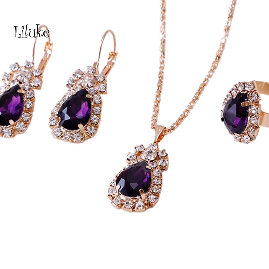 Bộ Trang Sức 3 Món Thời Trang Dành Cho Nữ