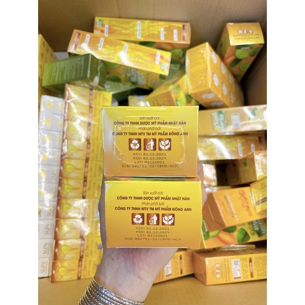 Tẩy tế bào chanh bạc hà colagen x3