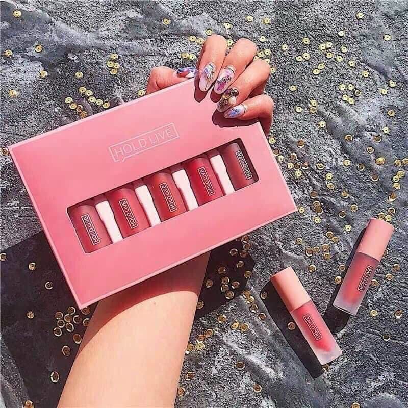 Set 5 son kem nhung Hold Live light matte lip glaze