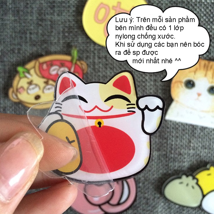 Nam Châm Trang Trí Tủ Lạnh Hình Chó 3D Thông Minh - Nam Châm Hoạt Hình Dán Giấy Dễ Thương