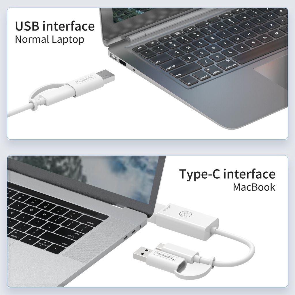 Đầu chuyển đổi IINE USB/ Type-C cho máy chơi game Nintendo Switch