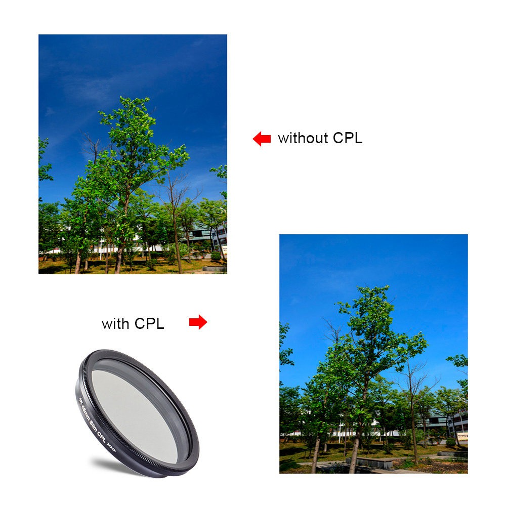 Kính lọc phân cực CPL 37mm dành cho lens,ống kính điện thoại