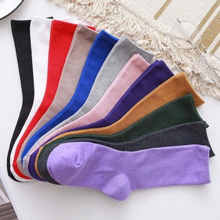 Tất Nữ Cổ Cao Hàn Quốc Vintage Cổ Nhún Nhiều Màu Cực Xinh