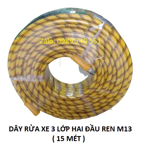 DÂY RỬA XE ÁP LỰC CAO LEAD 15M