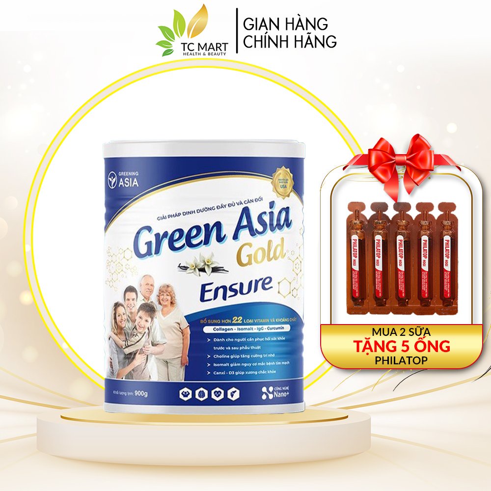 Sữa Green Asia Gold Ensure giải pháp dinh dưỡng đầy đủ và cân đối - KC031