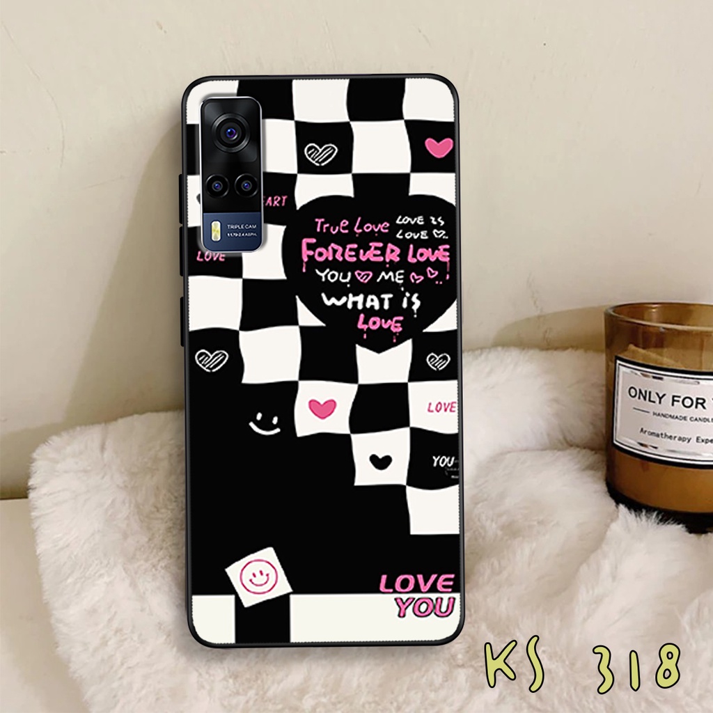 Ốp lưng Vivo Y72 5G - Y51 2020 - Y53s - Ốp lưng vivo in hình họa tiết caro bền, đẹp