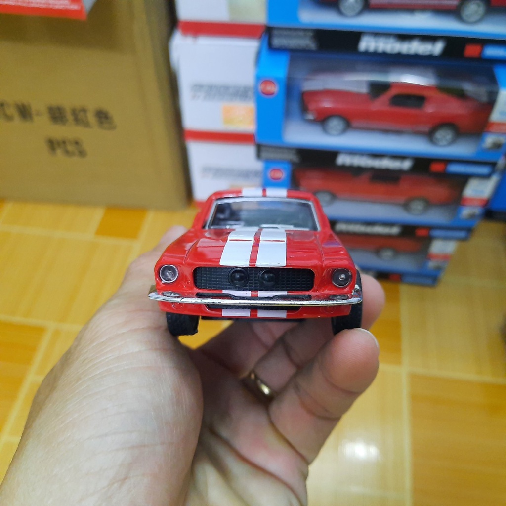 Xe mô hình ô tô Ford Mustang mini bằng kim loại xe đồ chơi trẻ em