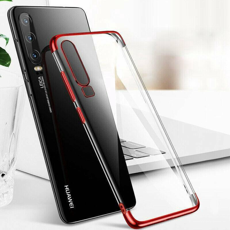 Ốp Điện Thoại Trong Suốt Siêu Mỏng Chống Sốc Cho Huawei P30 Pro P40 P50 P50