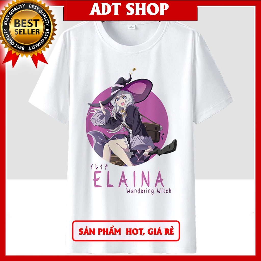 6 Mẫu Áo thun Wandering Witch: The Journey of Elaina Trắng ngắn tay ADT