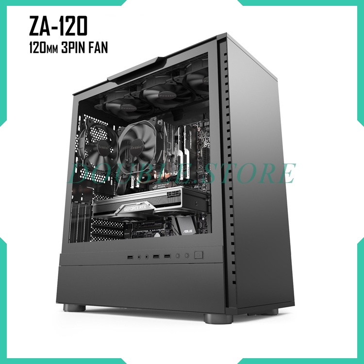 Fan Case Quạt Tản Nhiệt ZESSIO ZA-120 Cao Cấp Chính Hãng