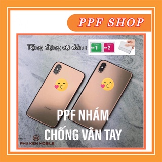 [ Đã có iP 14 ] Dán Dẻo PPF Nhám Chống Vân Tay Full viền cho Iphone 6 đến 14 Pro Max