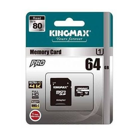 [Mã 2404EL10K giảm 10K đơn 20K] THẺ NHỚ KINGMAX 64GB MICRO SD CARD