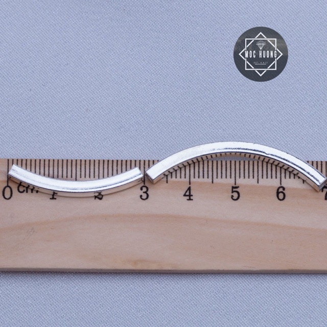 ✅ BÁN SỈ ✅ Charm ống bạc, ống vuông bạc hàng đẹp - Bạc xịn loại 1, PH099